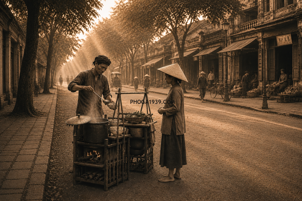 Phở gánh hà nội xưa 1939