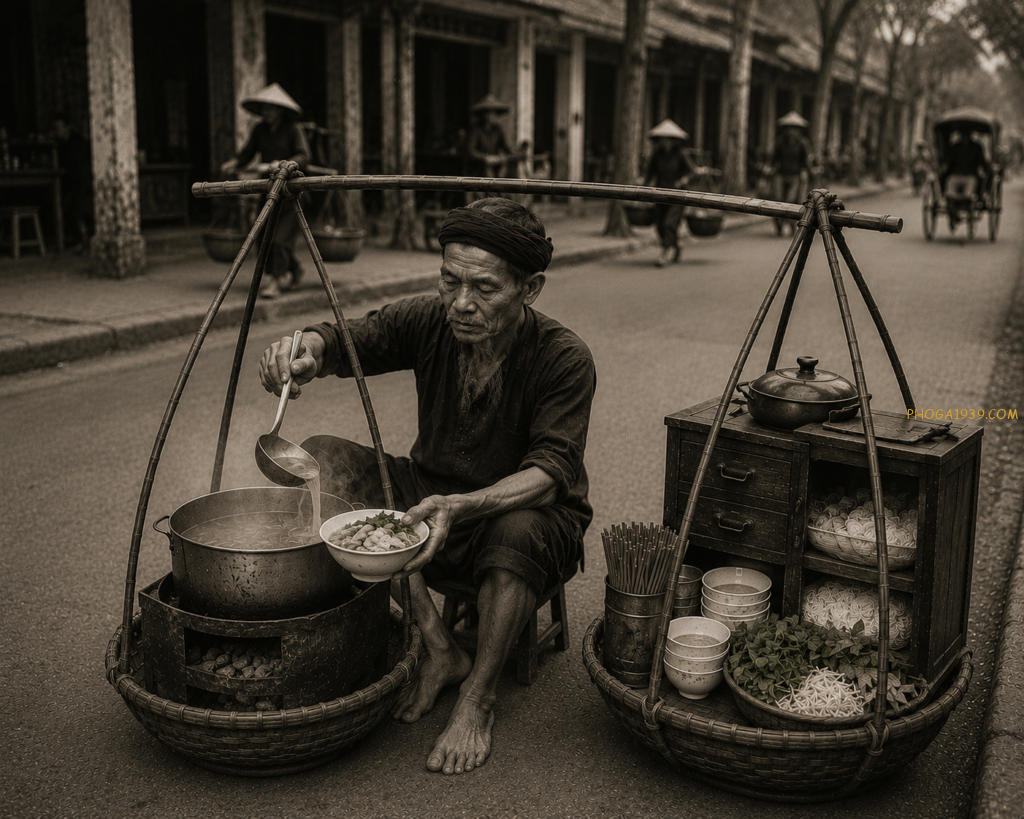 phở gánh Hà nội xưa