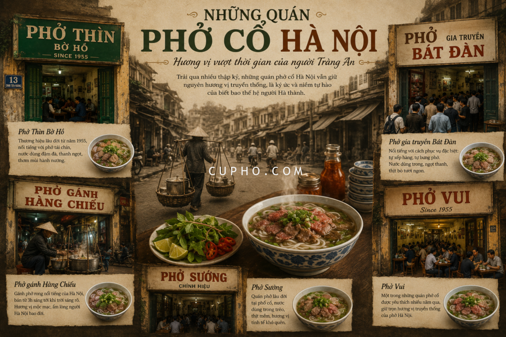 Những quán phở cổ Hà Nội
